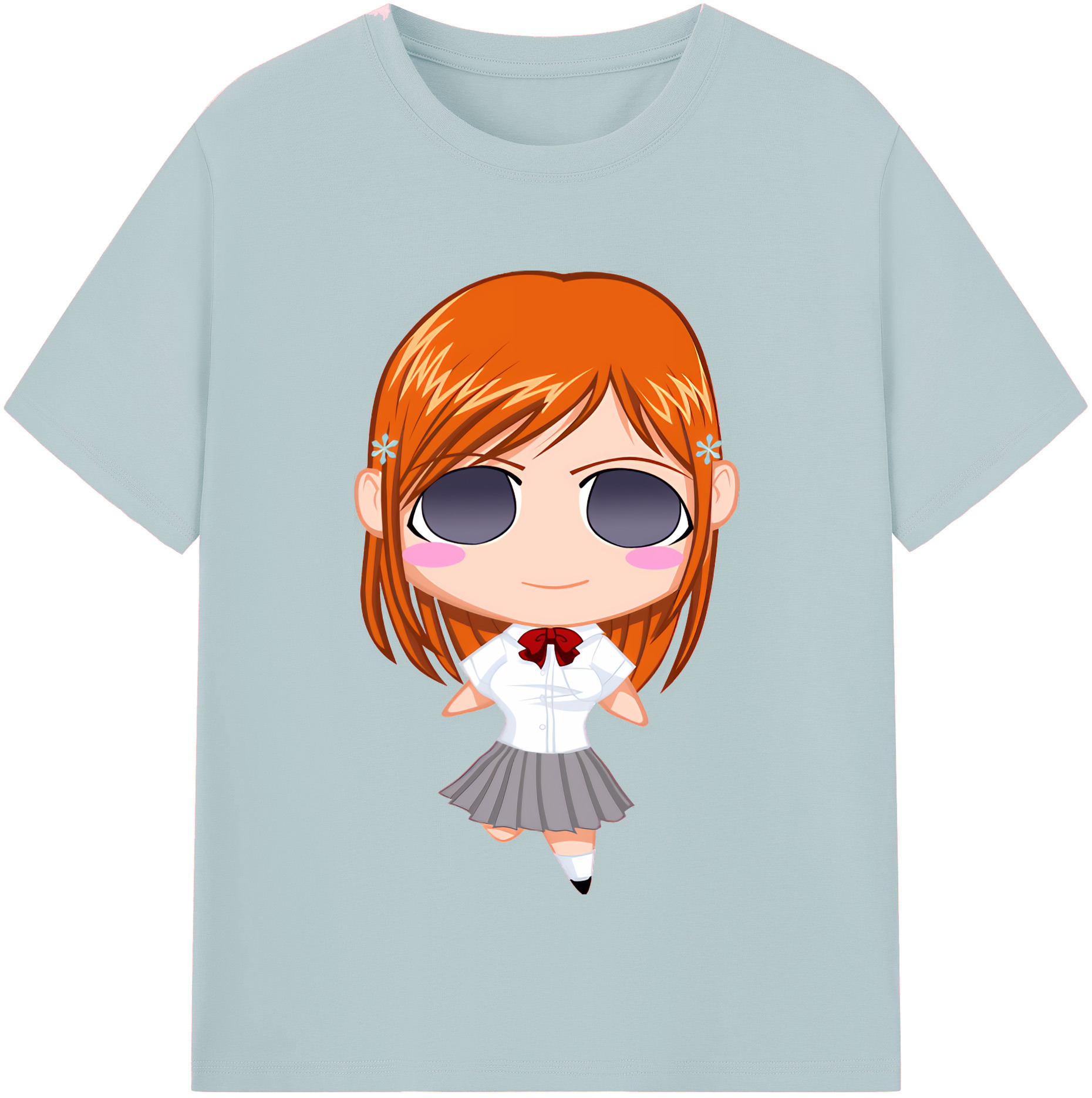 （画像用） ブリーチ 井上織姫（いのうえおりひめ） BLEACH Inoue Orihime 綿100％半袖Tシャツ（フロントプリント）